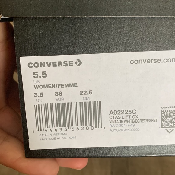 Off-White Chuck Taylor All Star Lift Sneakers - Picture 12 of 12